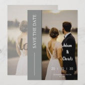 Invitation Réservez la date (Devant / Derrière)