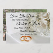 Invitation Réservez la date (Devant / Derrière)