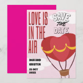 Invitation Réservez la date (Devant / Derrière)