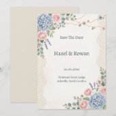 Invitation réservez la date (Devant / Derrière)