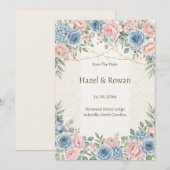 Invitation réservez la date (Devant / Derrière)