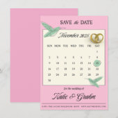 Invitation Réservez la date (Devant / Derrière)