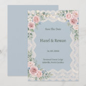 Invitation réservez la date (Devant / Derrière)