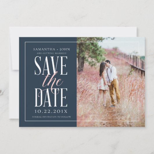 Invitation Réservez la date (Devant)