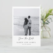 Invitation Réservez la date (Debout devant)