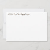 Invitation Réservez la date - Ouest (Dos)