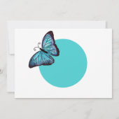 Invitation Réservez la date pour une fête surprise ou une soi (Dos)