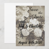 Invitation Réservez les Dates (Devant / Derrière)