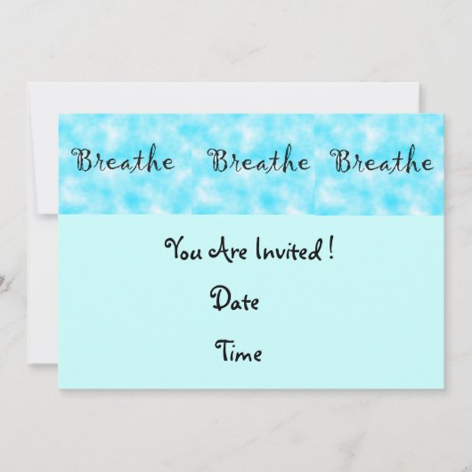 Invitation Respiration (Devant)