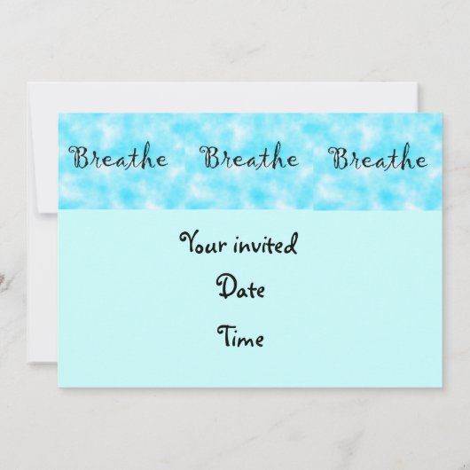 Invitation Respiration (Dos)