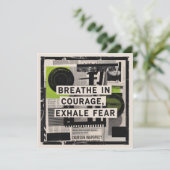 Invitation Respirez dans le courage, expirez la peur (Debout devant)
