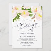 Invitation Ressort Aquarelle Flore (Devant)