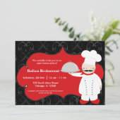 Invitation Restaurant Chef (Debout devant)