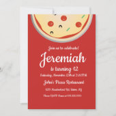 Invitation Restaurant de garnitures de tarte à pizza au froma (Devant)