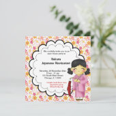 Invitation Restaurant d'ouverture japonaise (Debout devant)
