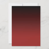 Invitation Restaurant Grand Ouverture Lumières à crémaillère  (Dos)