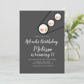 Invitation Restaurant Oriental Anniversaire Sushi Dinner (Debout devant)