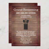 Invitation Restaurant Réouvrant Russe Crock (Devant / Derrière)