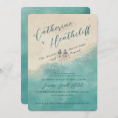 Invitation Reste Ici Pour Toujours Avec Toi (Devant / Derrière)