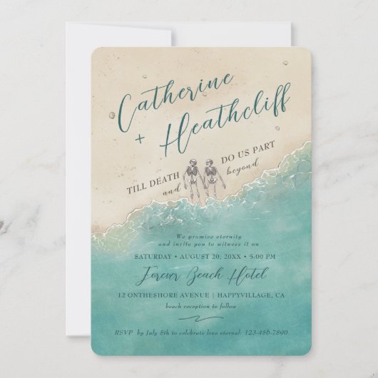 Invitation Reste Ici Pour Toujours Avec Toi (Devant)