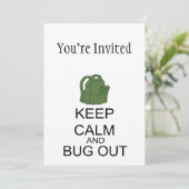 Invitation Restez Calme Et Éloignez-Vous (Debout devant)