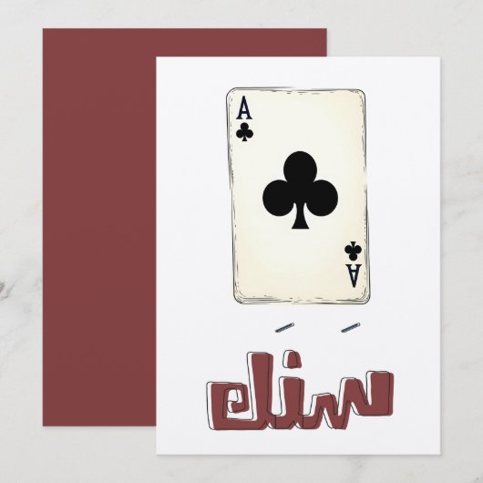 Invitation Restez dans le Club ! pénis agence immobilière bla (Devant / Derrière)