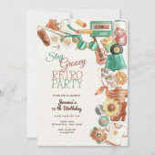 Invitation Restez super fête d'anniversaire (Devant)