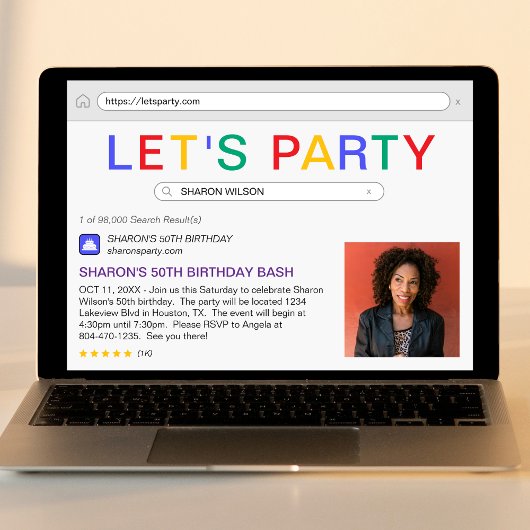 Invitation Résultat de recherche 50e fête d'anniversaire