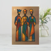 Invitation Résumé Les Trois Rois mages (Debout devant)