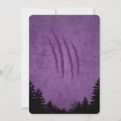 Invitation Résumer les esprits pour une nuit hurlante (Dos)