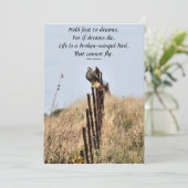 Invitation Retenez Rapidement aux rêves (Debout devant)