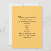 Invitation Retiré et préparez pour détendre, retraite drôle (Dos)