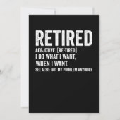 Invitation Retired Adjective Definition Not My Problem Anymor (Devant)