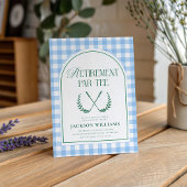 Invitation Retirement Par-Tee Golf Theme Retirement