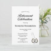 Invitation Retirement Party Announcement Western theme (Debout devant)