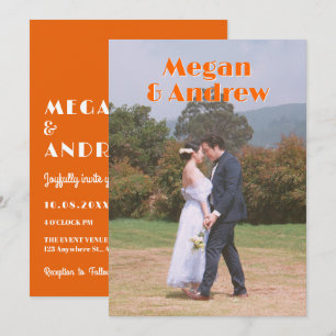 Invitation Reto mariage photo