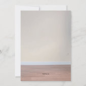 Invitation Retouche de l'invitation de partie (Dos)