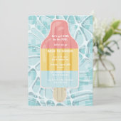 Invitation Retour à la fête de la piscine scolaire (Debout devant)