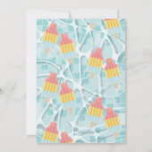 Invitation Retour à la fête de la piscine scolaire (Dos)