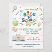 Invitation Retour À La Fête De L'École (Devant)