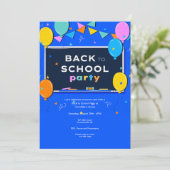 Invitation Retour À La Fête De L'École (Debout devant)