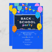 Invitation Retour À La Fête De L'École (Devant / Derrière)