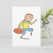 Invitation Retour à l'école (Debout devant)