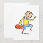 Invitation Retour à l'école (Devant / Derrière)