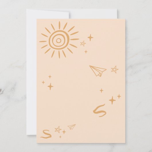 Invitation Retour à l'école Bash Party (Dos)