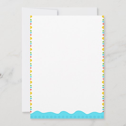 Invitation Retour À L'École GoodBye Summer Hello School (Dos)