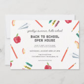 Invitation Retour à l'école | Soirée d'accueil des enseignant (Devant)