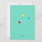 Invitation Retour à l'invitation à l'école (Dos)