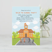 Invitation Retour À L'Invitation À L'École (Debout devant)