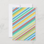 Invitation Retour À L'Invitation De La Fête À L'École (Dos)